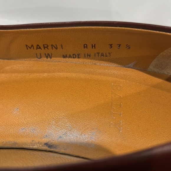 Bally Marni Brown Kitten Heels Made in Italy Sz. 7 - Picture 3 of 8